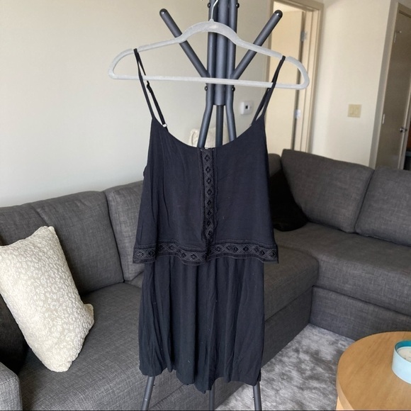*2/$15* Topshop Black Romper - Picture 1 of 7